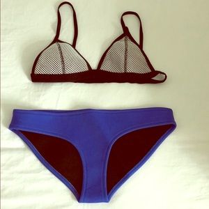 TRIANGL two piece bathing suit.